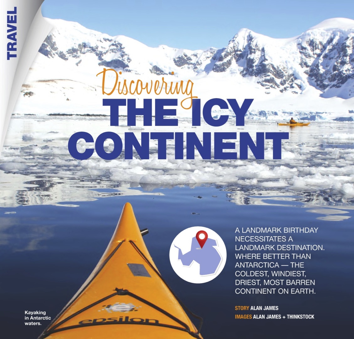 Antarctica feature in Road Ahead Mag