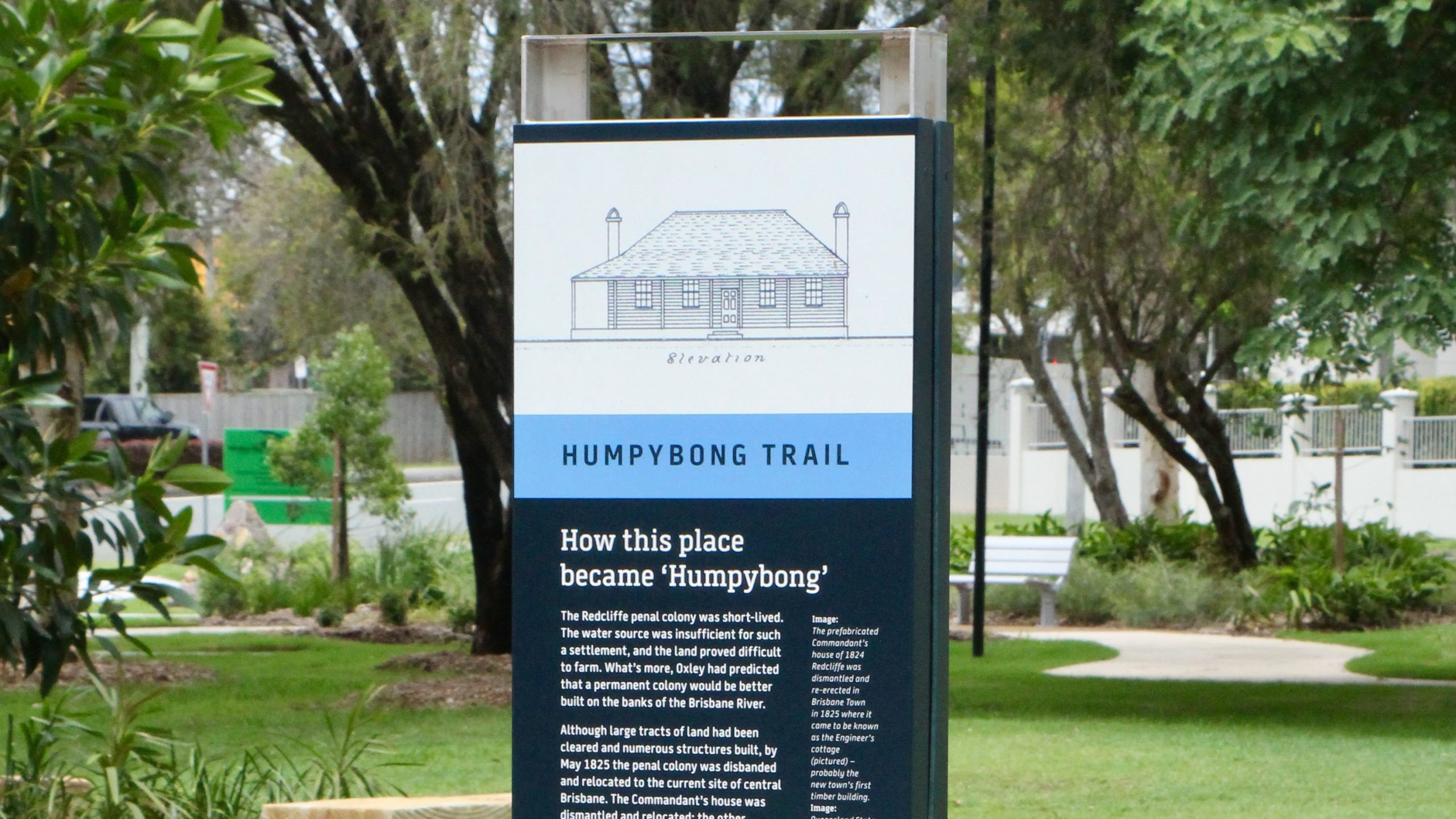 Humpybong Trail – Corscadden Park interpretive signage